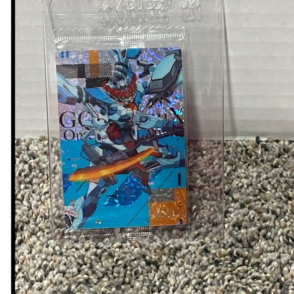 Bandai Gundam G-Self Wafer Card Holographic NEW
